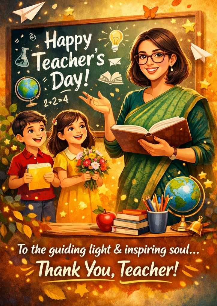 Famous Teachers' Day Quotes For Social Media & WhatsApp Status