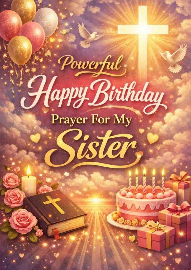 Powerful Happy Birthday Prayer For My Sister