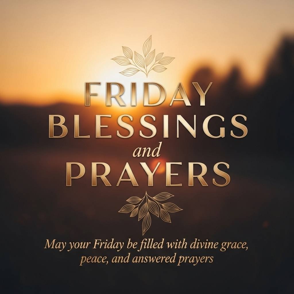 Friday Blessings And Prayers Quotes