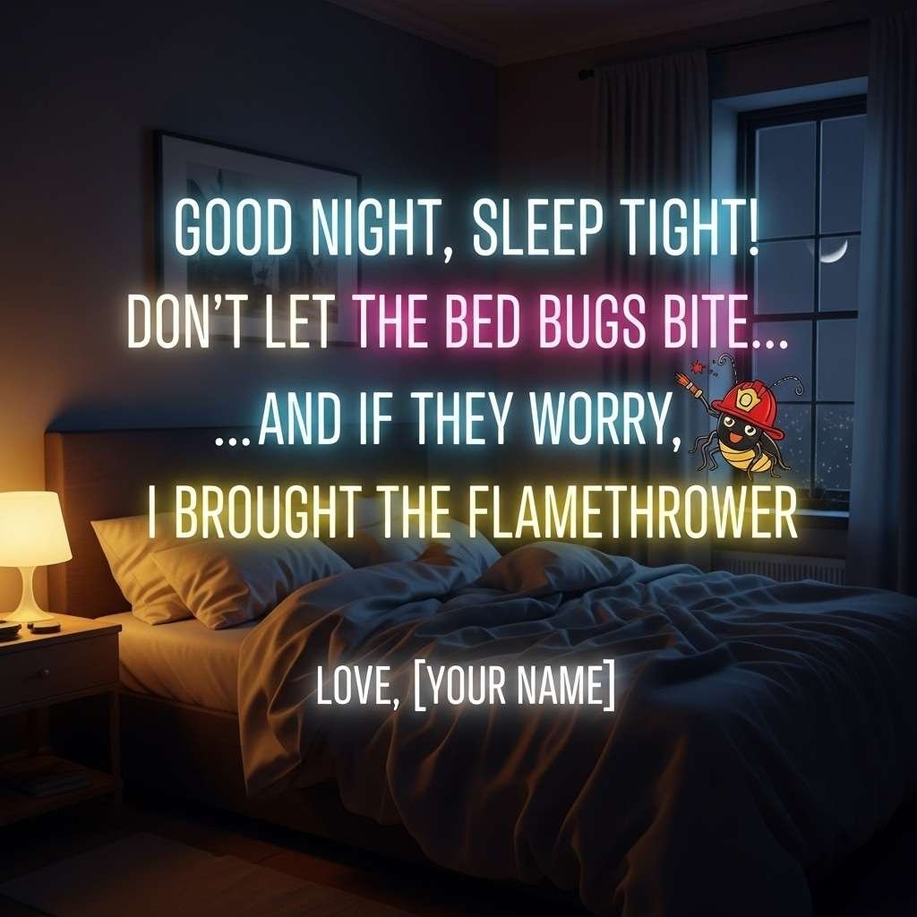 Funny Good Night Messages for Her