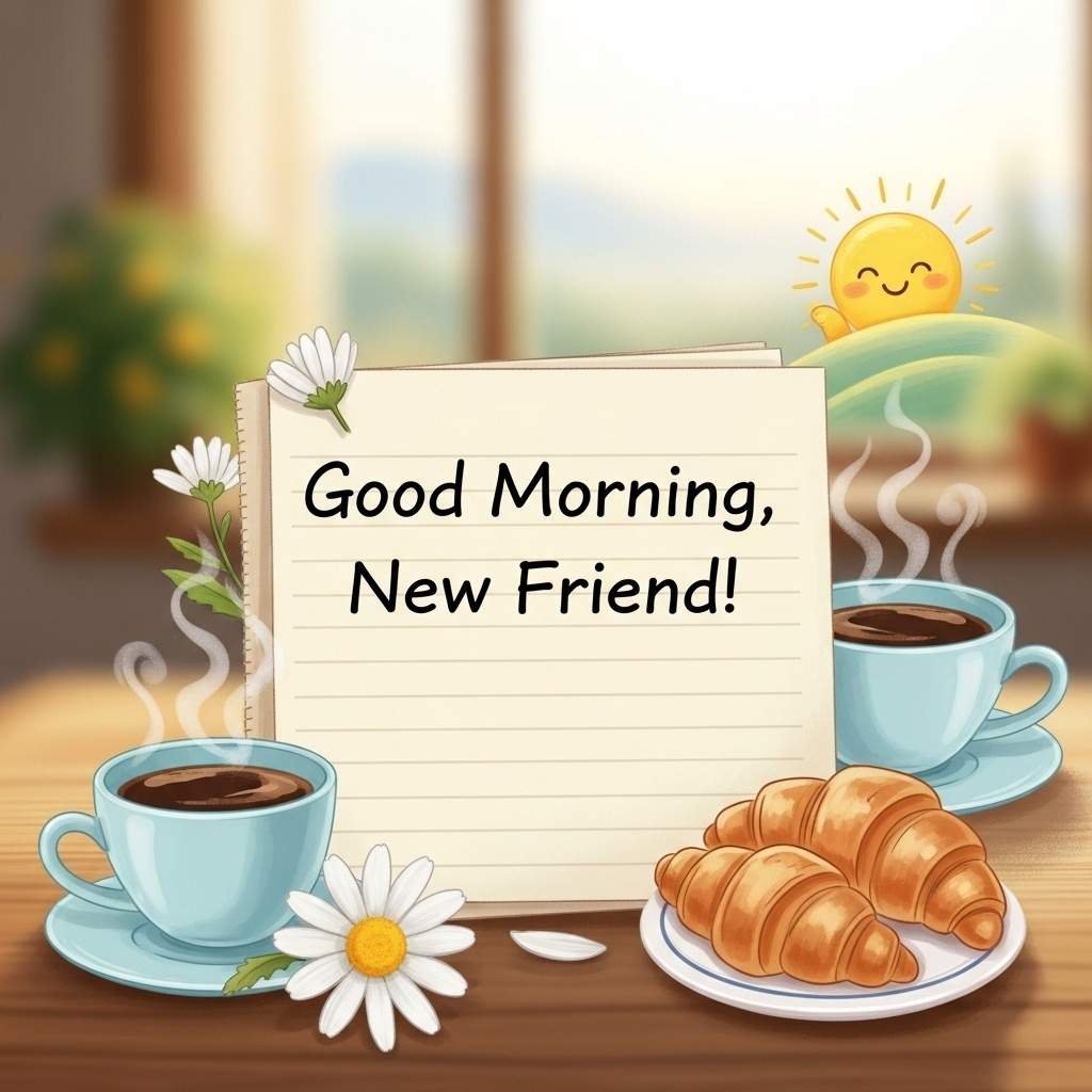 Good Morning Message for a New Friend