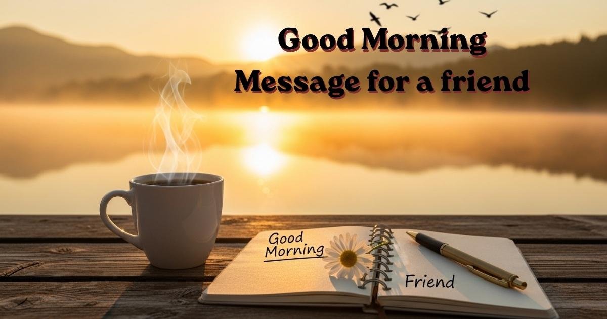 Good Morning Message for a friend