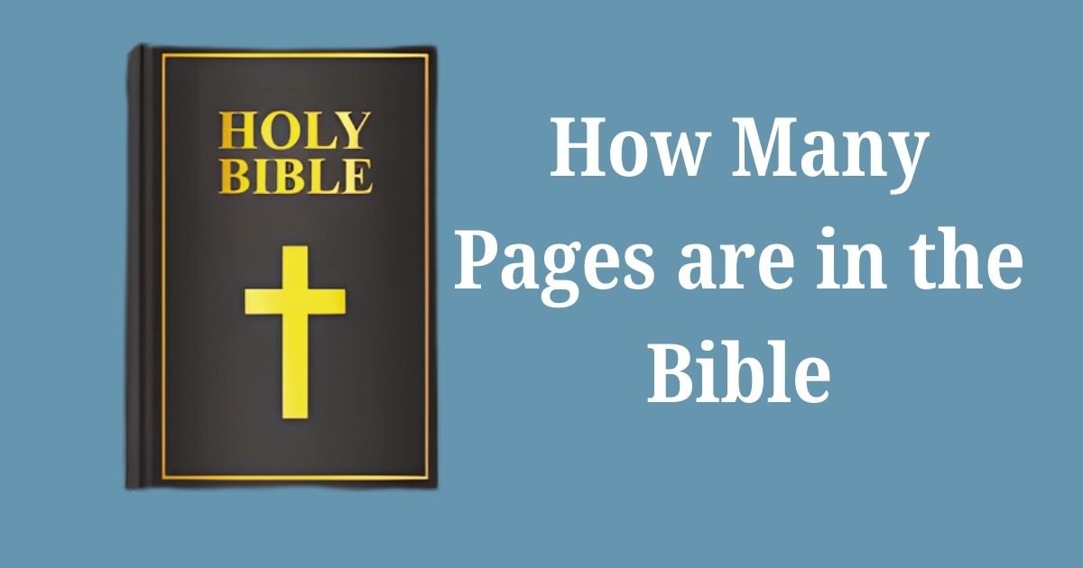 How many pages are in the Bible