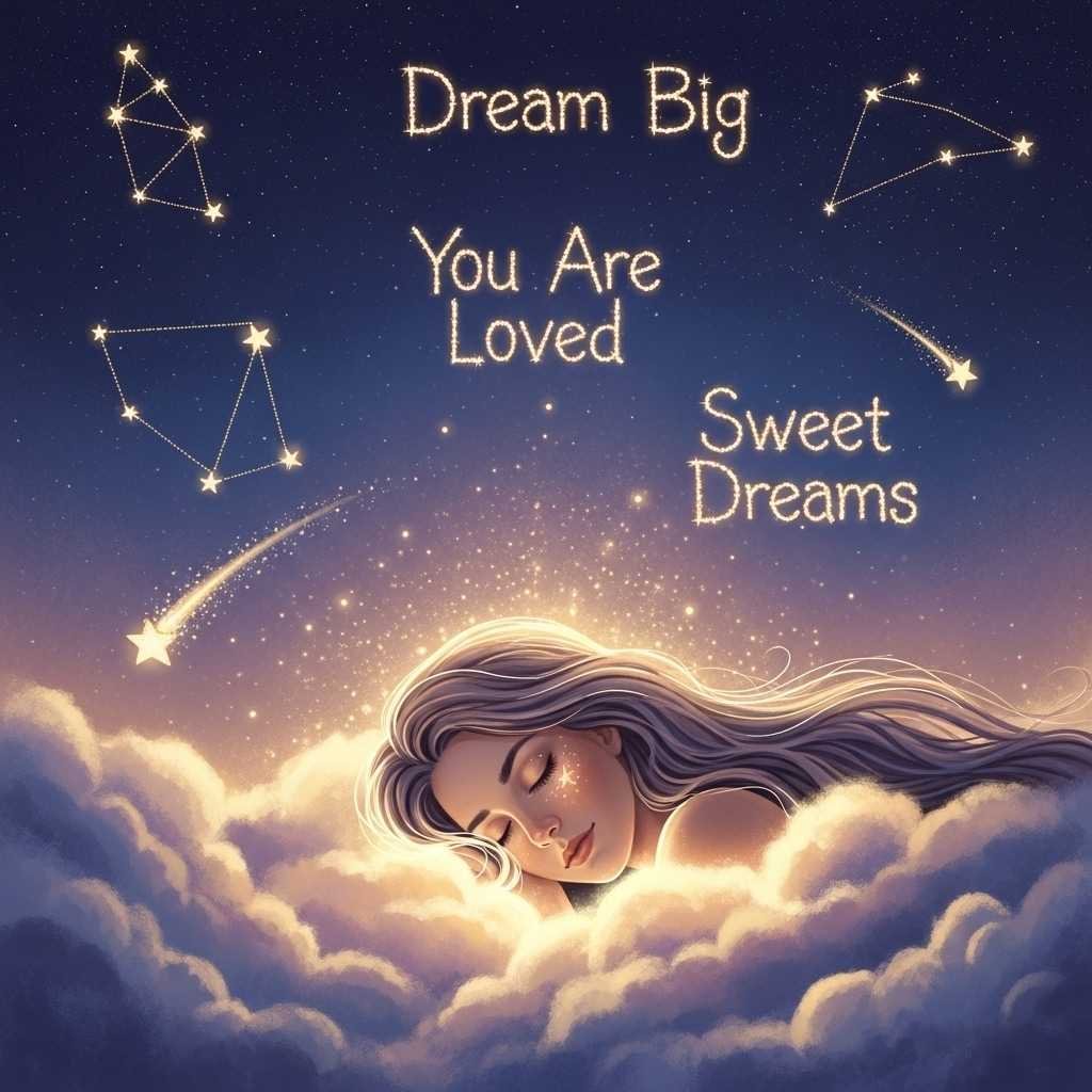 Inspirational Good Night Messages for Her Dreams