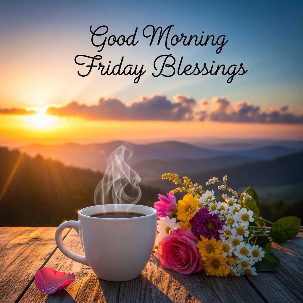 Motivational Good Morning Friday Blessings