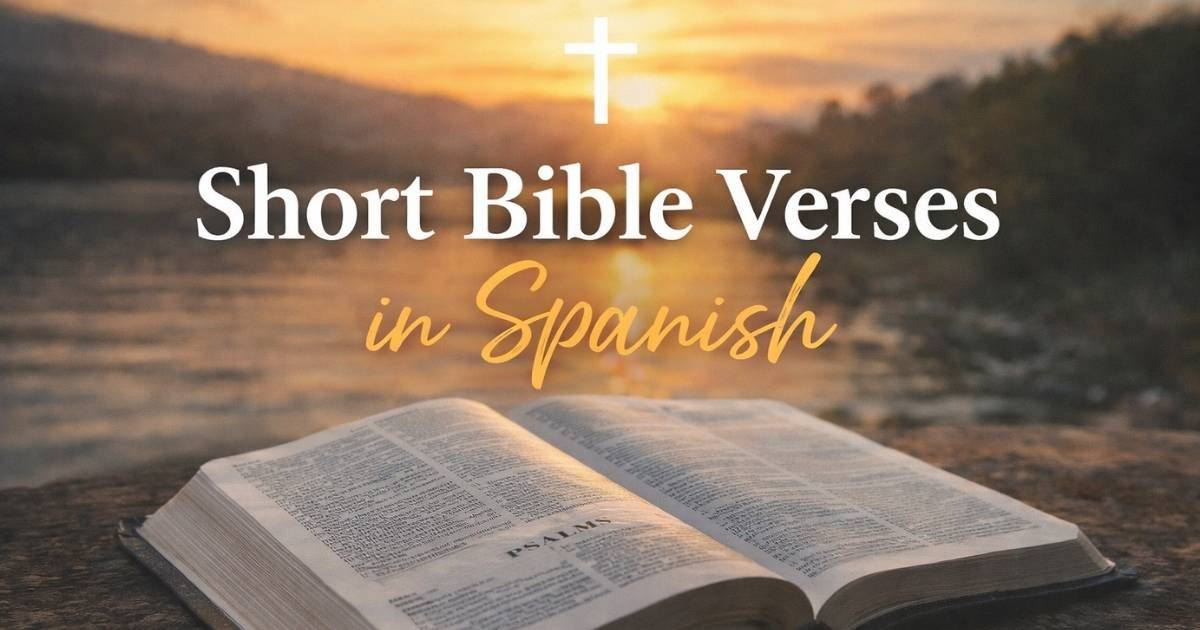 Short Bible Verses in Spanish