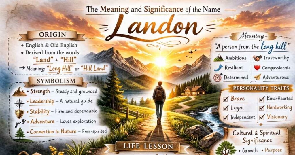 The meaning and significance of the name Landon