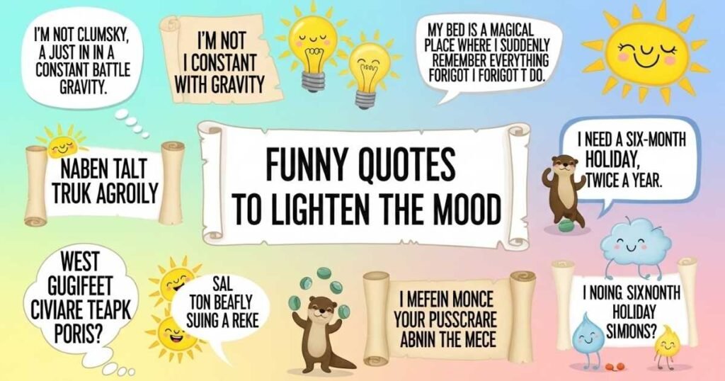 Funny Quotes to Lighten the Mood
