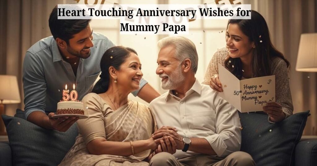 Heart Touching Anniversary Wishes for Mummy Papa