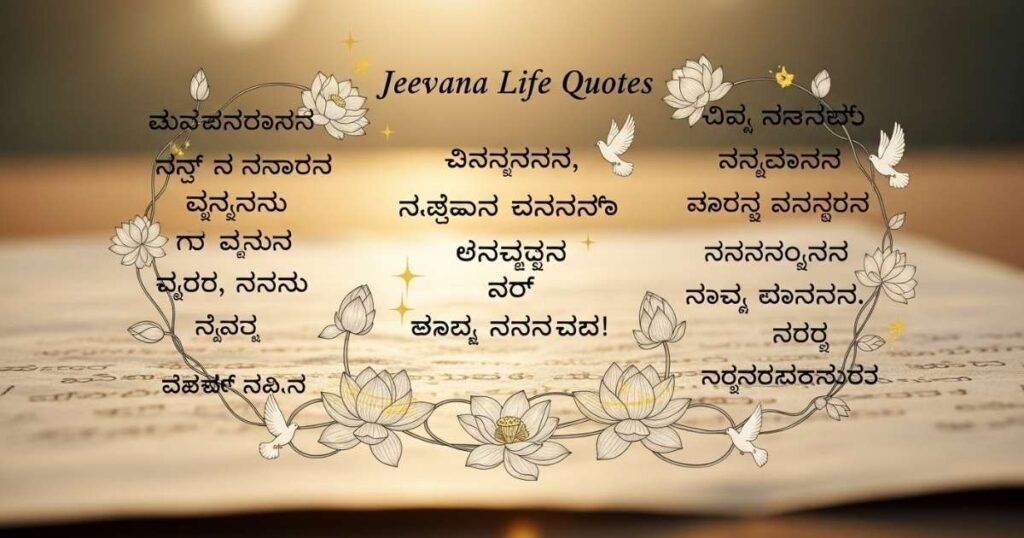 Heart Touching Jeevana Life Quotes in Kannada