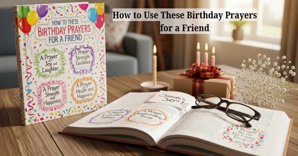 How to Use These Birthday Prayers for a Friend