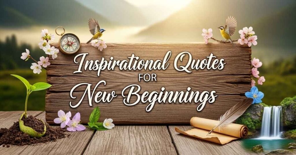 Inspirational Quotes for New Beginnings