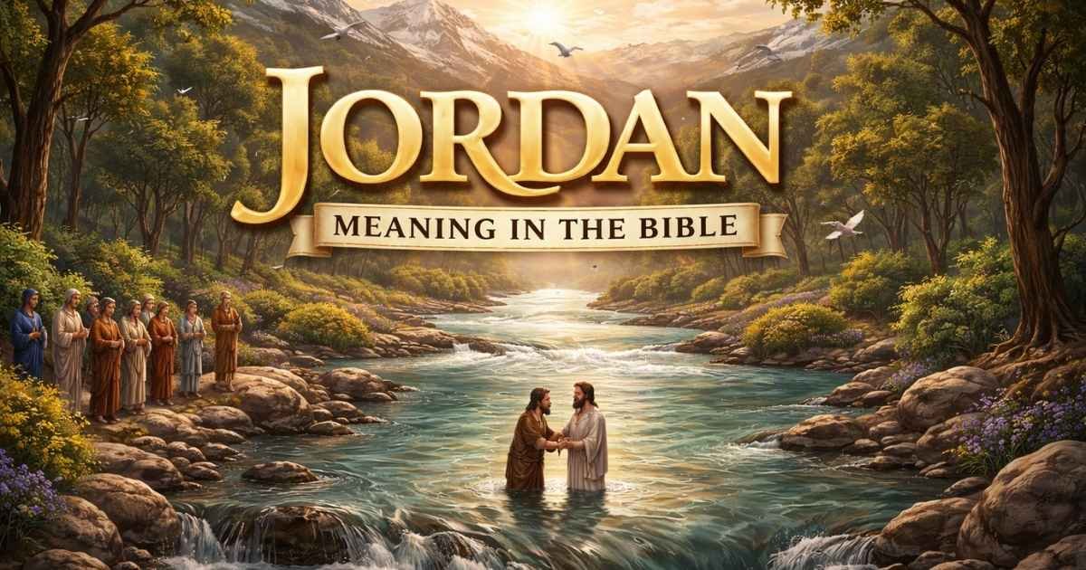 Jordan Meaning in the Bible