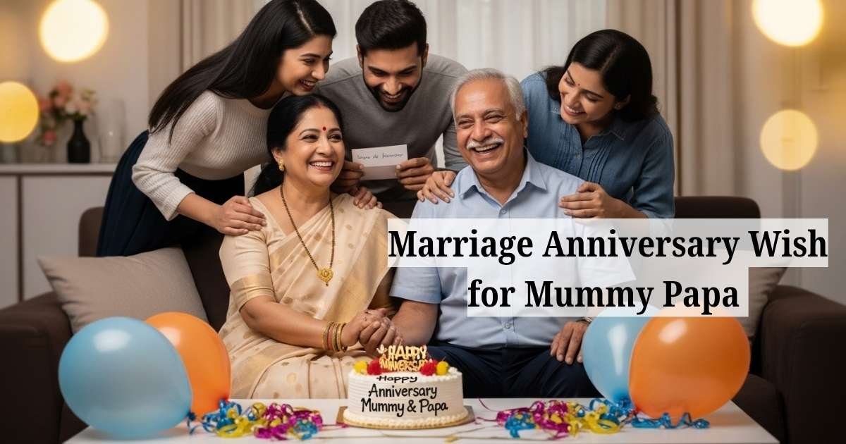Marriage Anniversary Wish for Mummy Papa