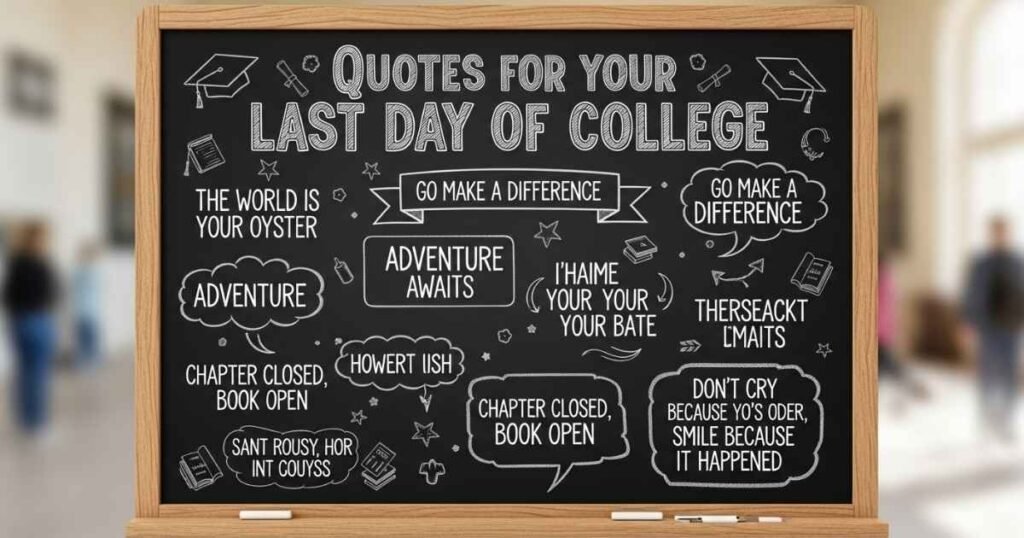 Quotes for Your Last Day of College