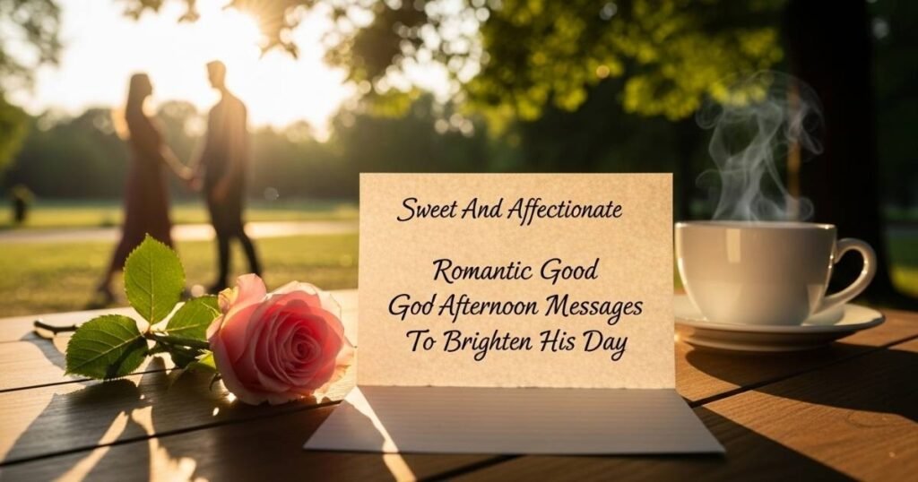 Sweet And Affectionate Romantic Good Afternoon Messages To Brighten His Day
