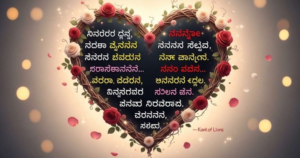 True Love Heart Touching Love Quotes in Kannada